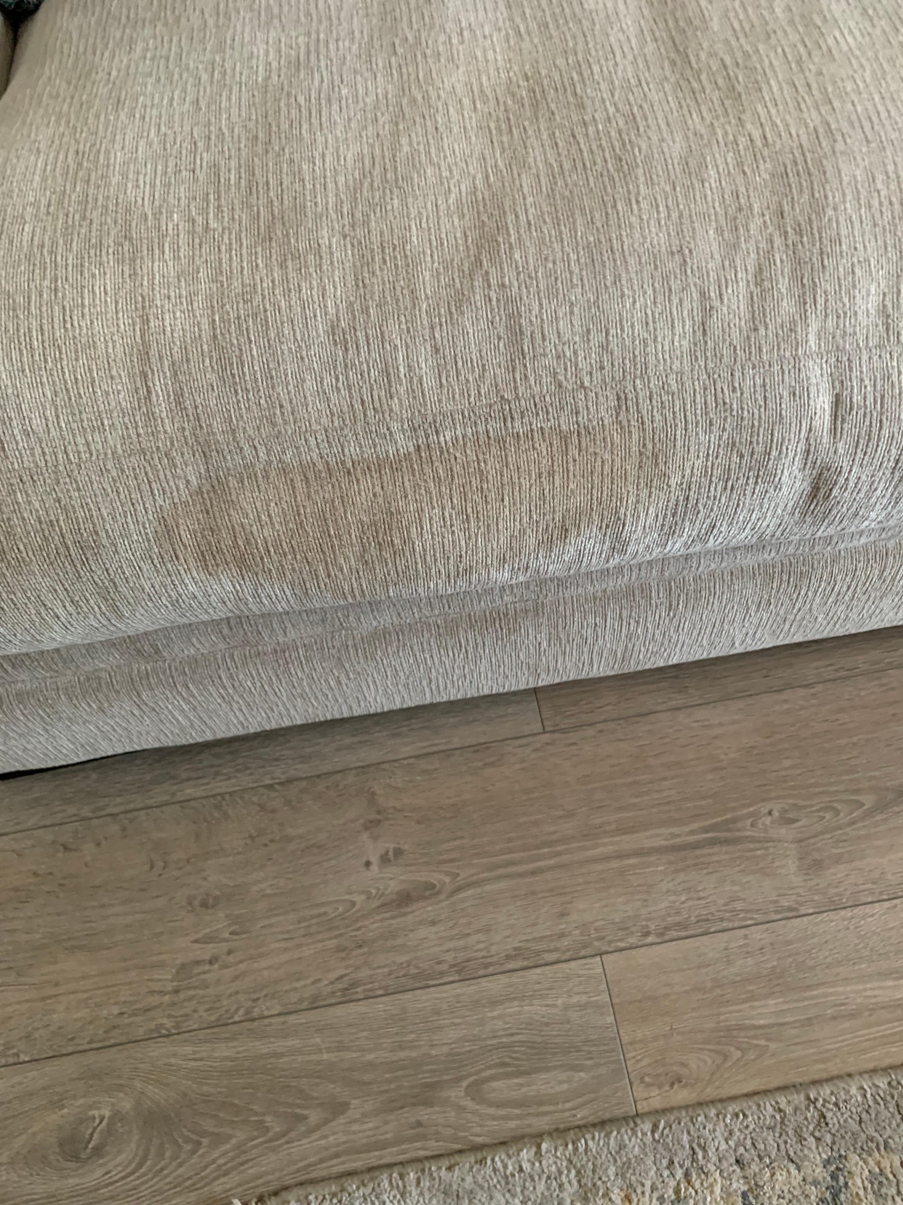 Stain on couch cushion