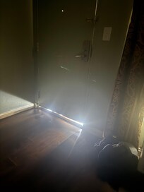 Gap at bottom of door