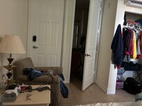 Living room, bathroom, closet & entry foyer