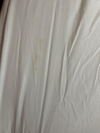 More organic debris/ stains on master bed