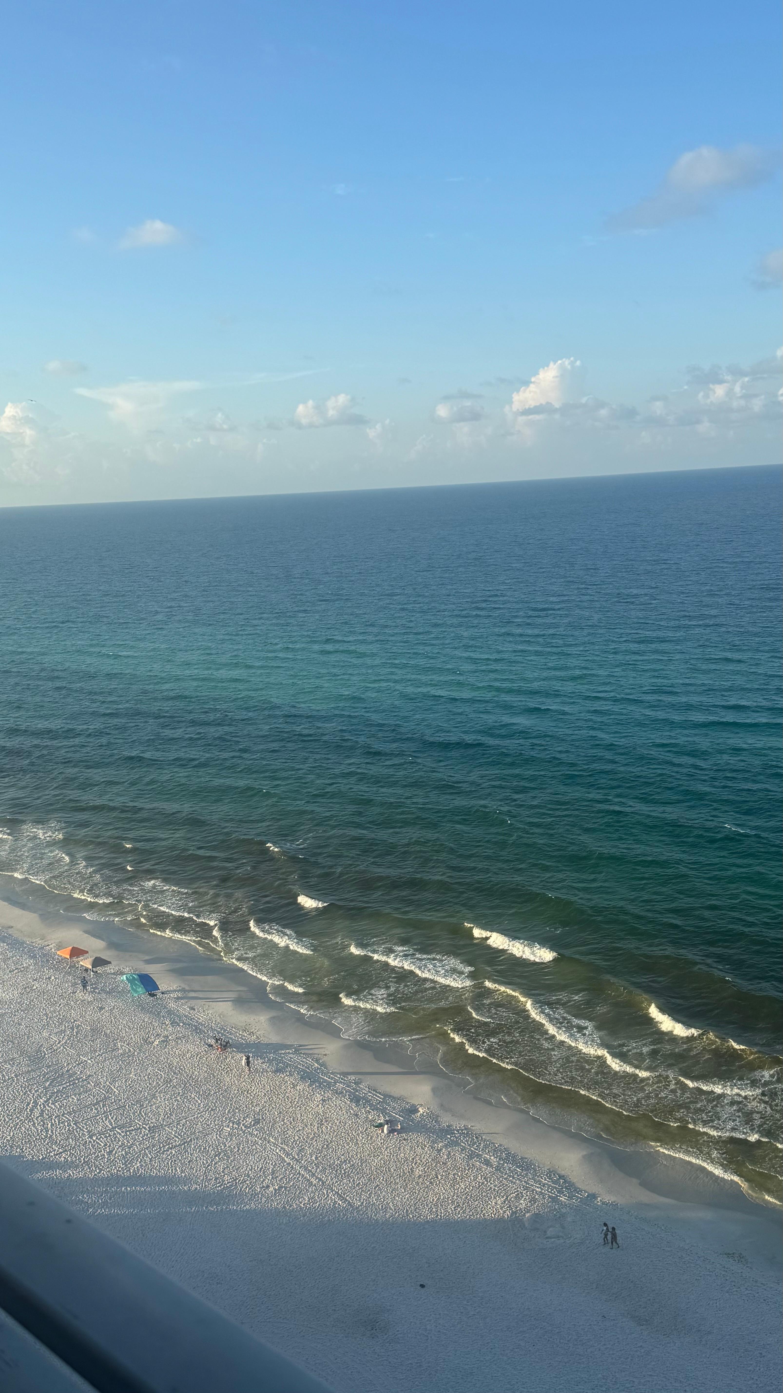 Photo of beach from the deck 