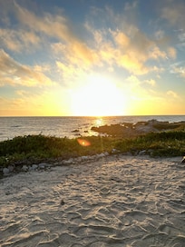 Stunning sunset on our last night.