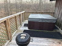 Hot tub and grill