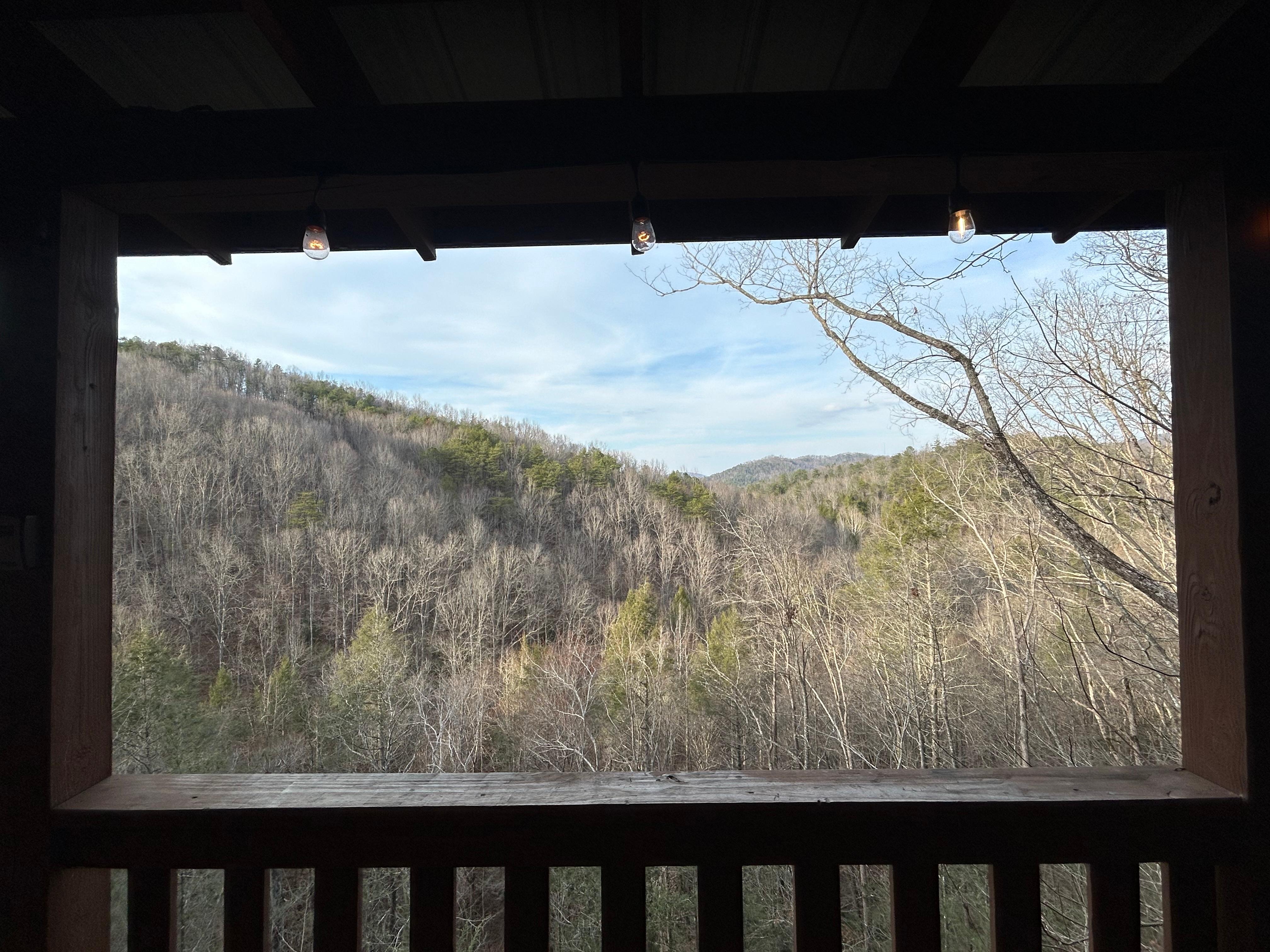 beautiful view from the balcony!