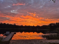 Sunrise over Lake Elinor