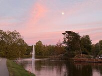 Lake Louise at sunset