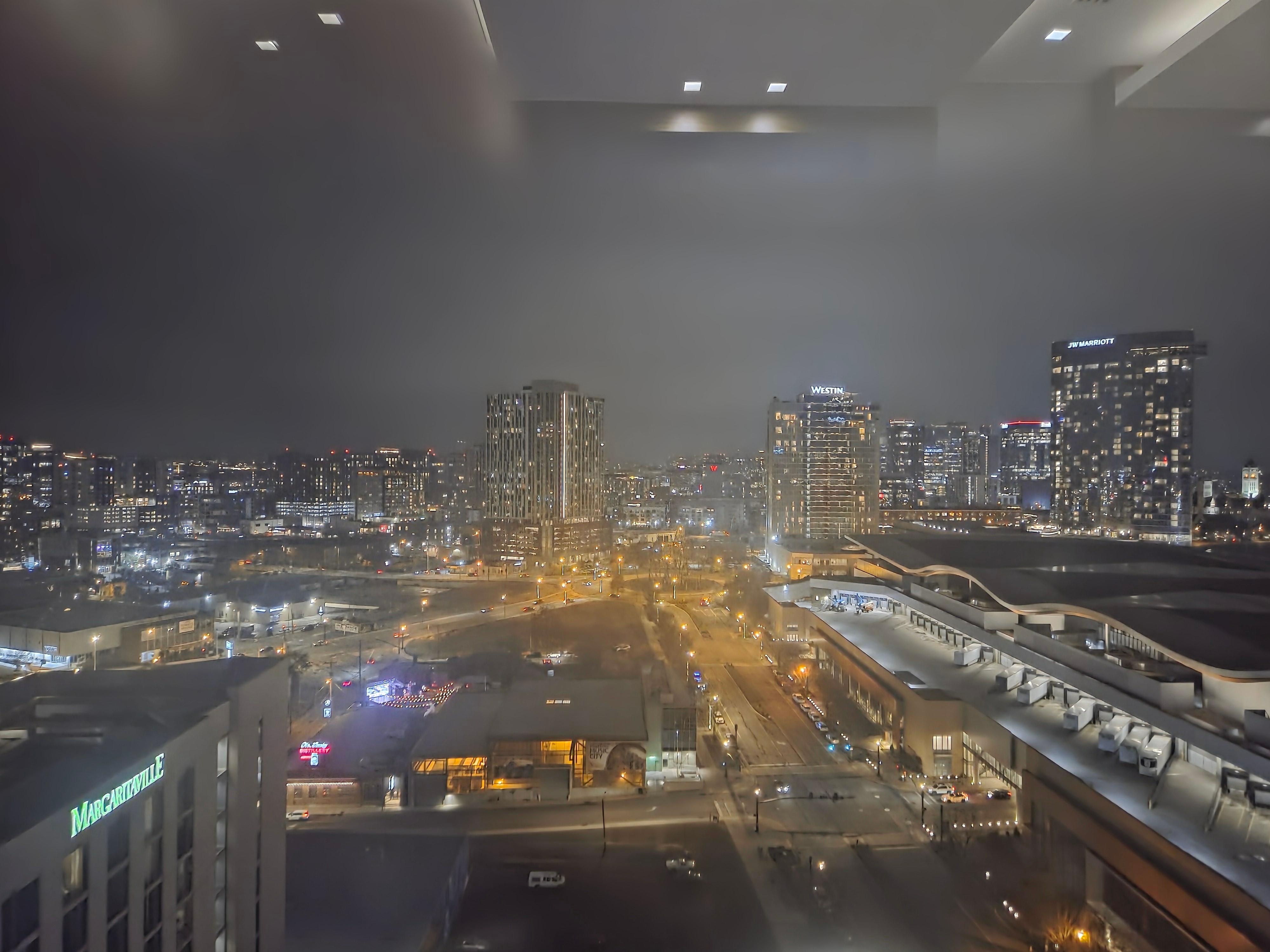 View from the rooftop bar.