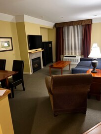 Overbooked so hotel upgraded to a fabulous suite.