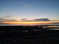 Sunset auf der Terasse