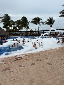 Foam pool party