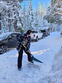 Nice driveway for the group