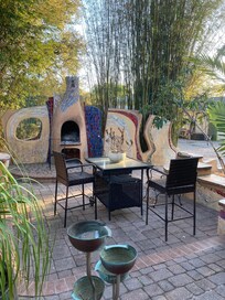 Patio just steps from our door.