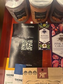 QR code to buy items in the room