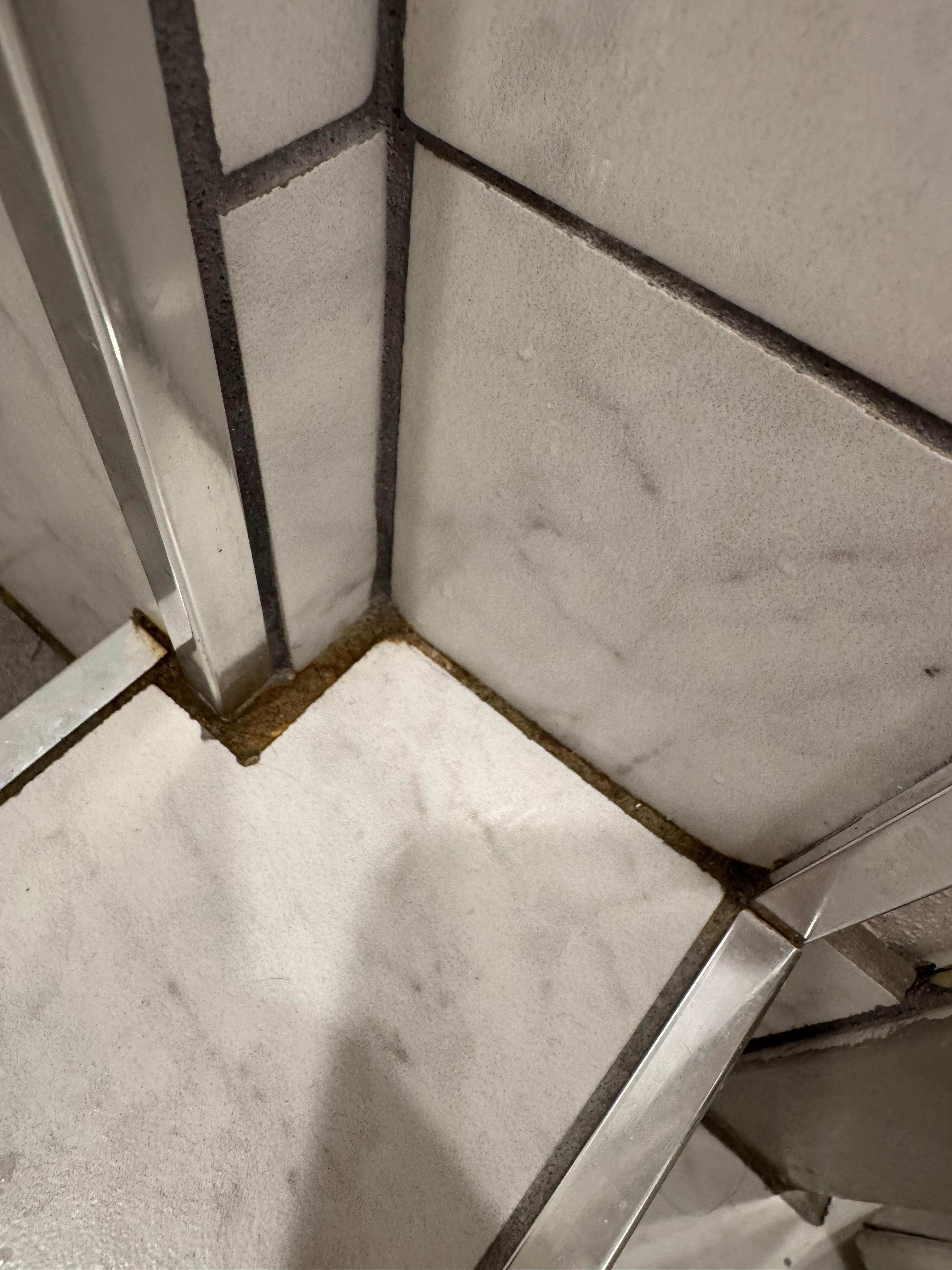 “brown” stains in grout