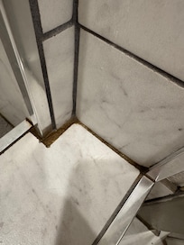 “brown” stains in grout