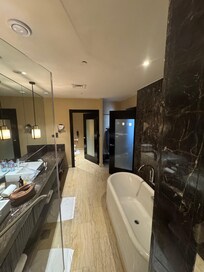 My bathroom, very relaxing.