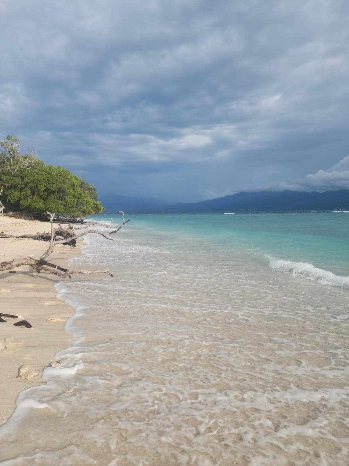 Beach in front of hotel