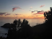 Out the window looking east.