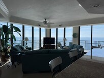 Loved the views from this open concept room.