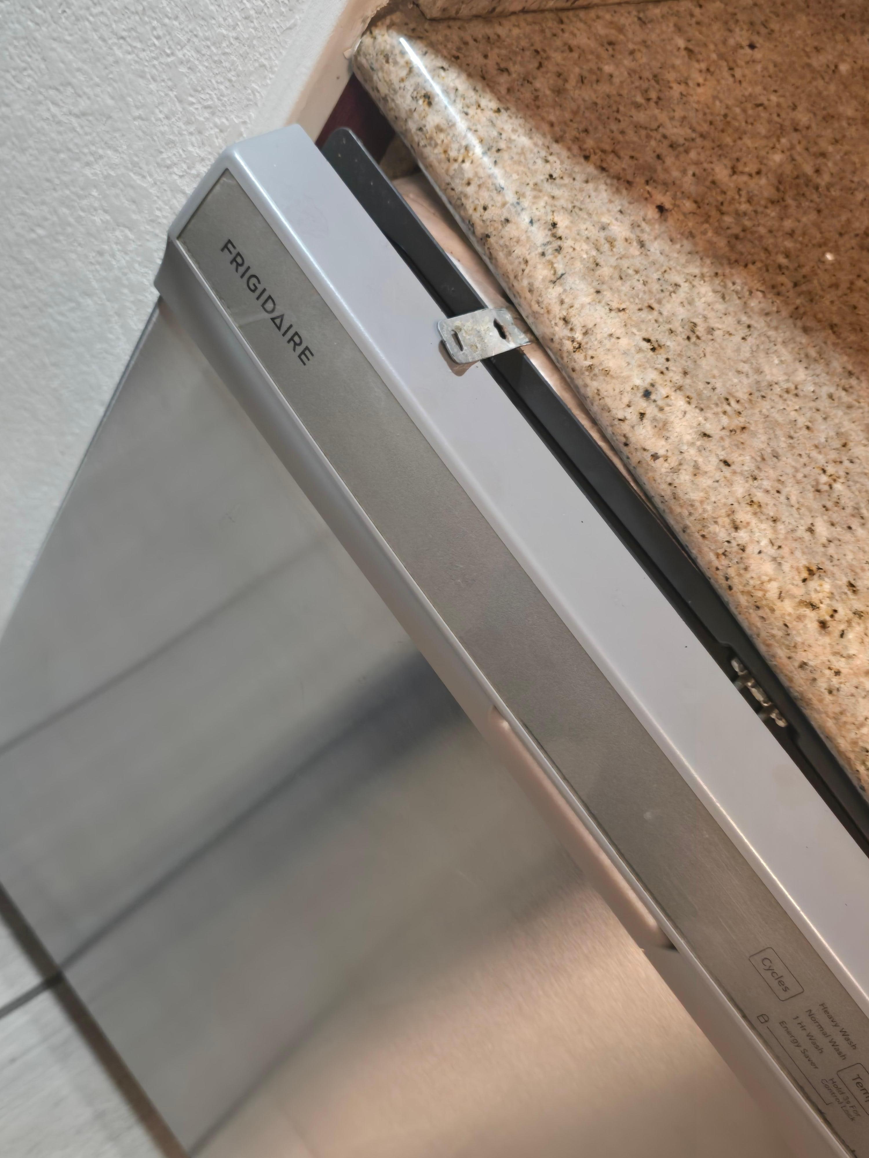 Dish washer was ripped outta place 