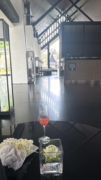 Welcome drink during check in