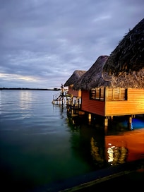 Evening in the bungalows