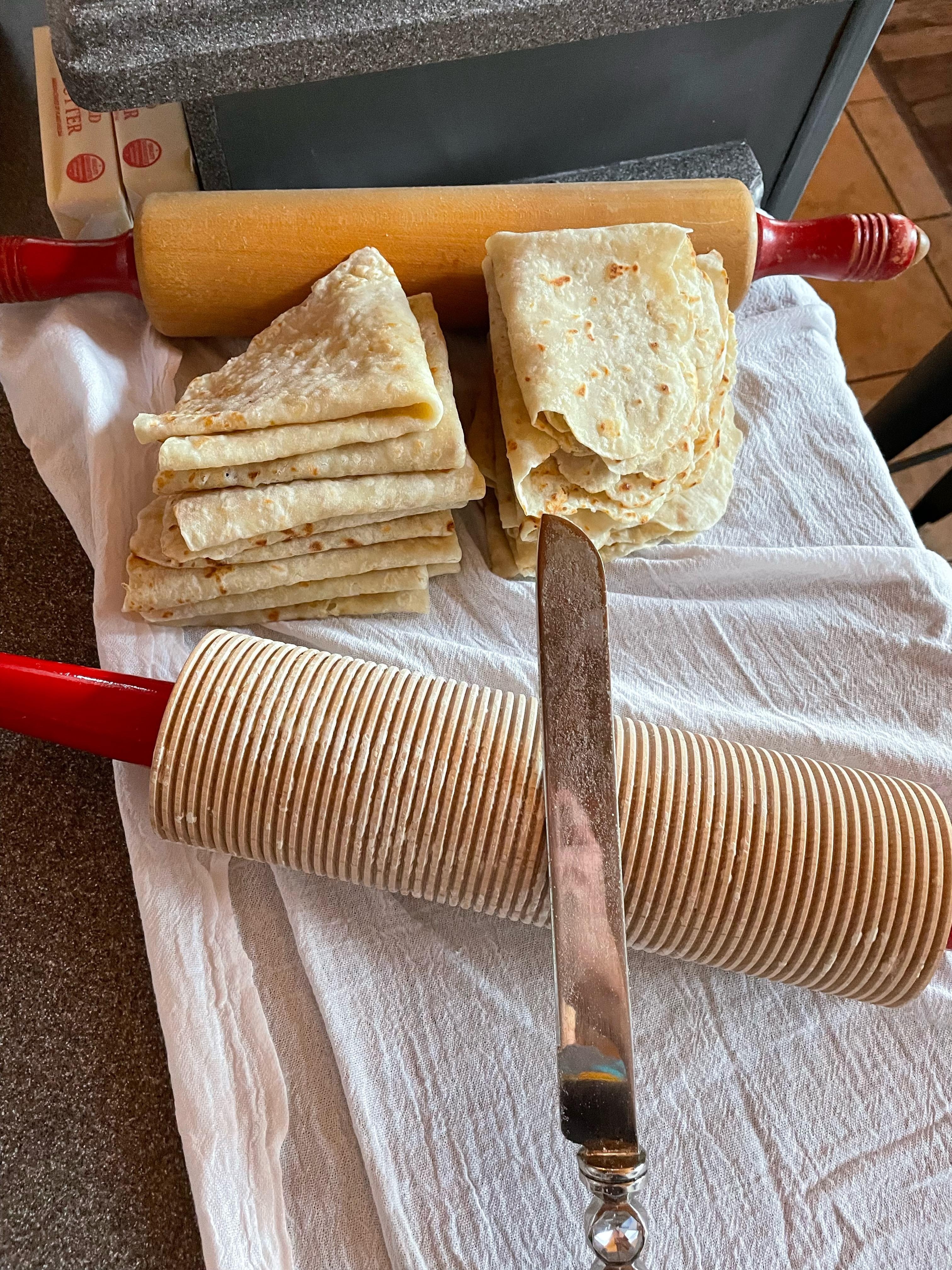 Lots of space to start a new family tradition- making lefse 