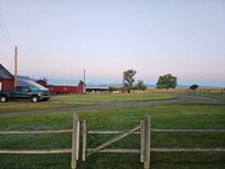 View to the west from the property