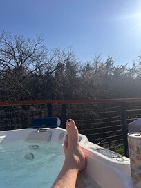 View from hot tub