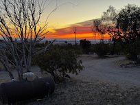 Sunrise from the game room.