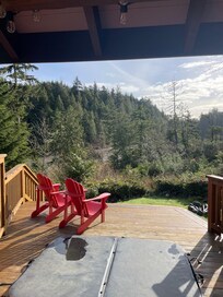 The back deck was so relaxing!