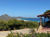 The view up the coast