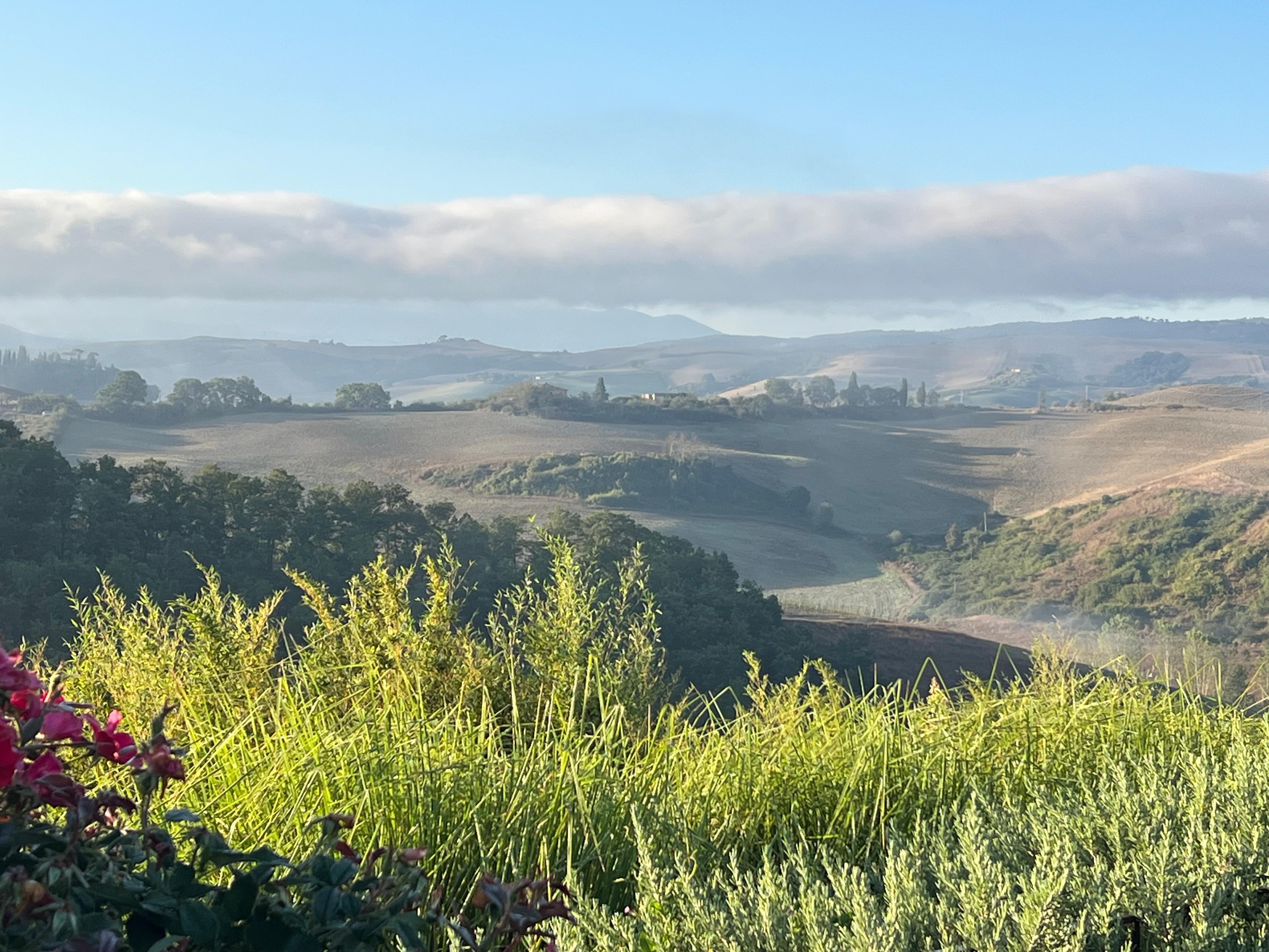 Early morning on departure day