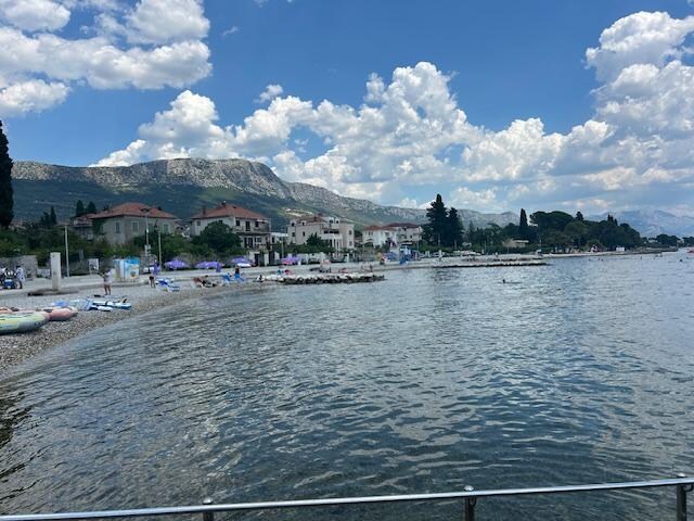 View along bay