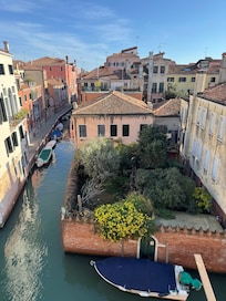 View from one of the windows in the apartment.