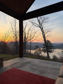 Sunset on porch