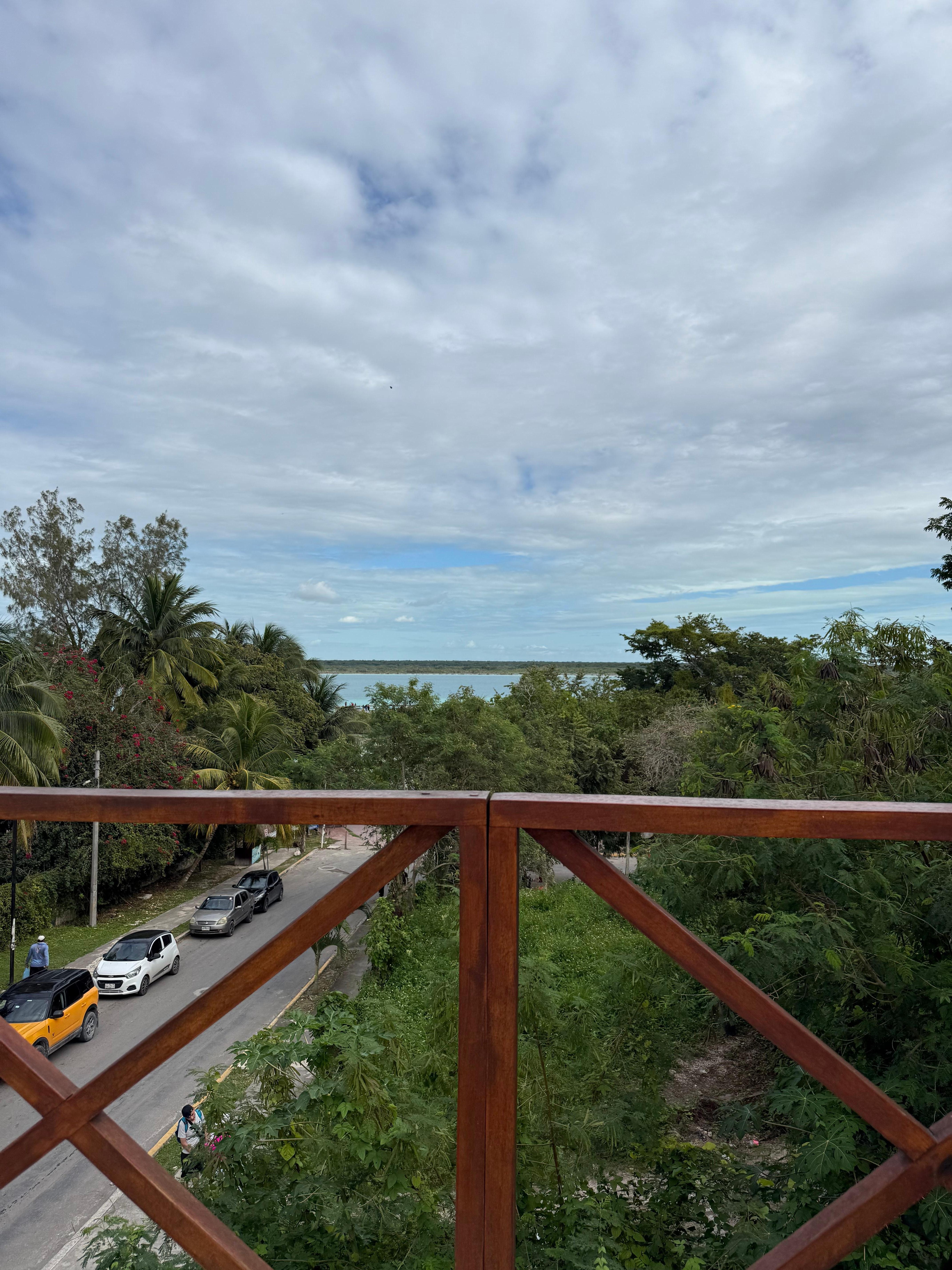 Gorgeous view of the lagoon from the pool deck.