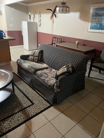 Old living room couch.