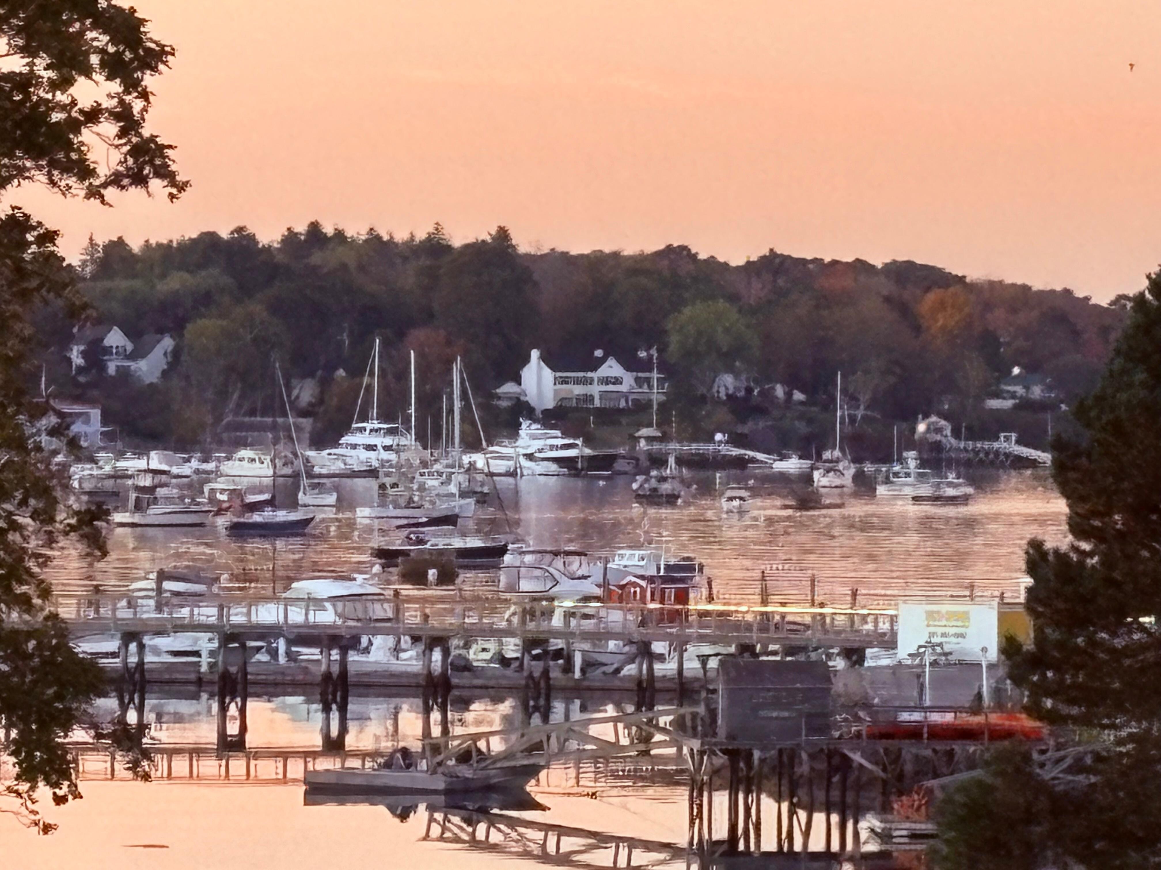 Early morning in the harbor