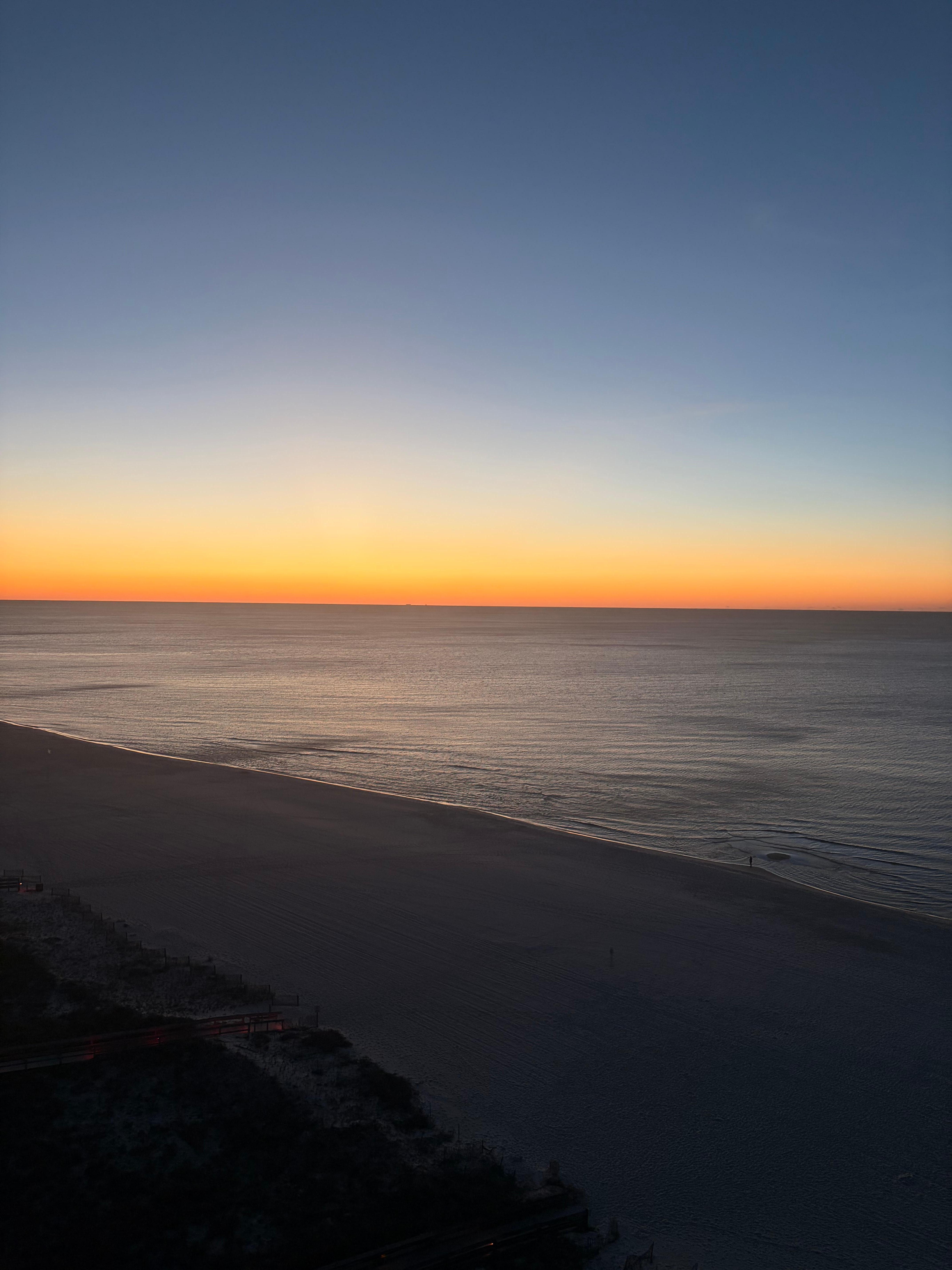 Sunrise from balcony