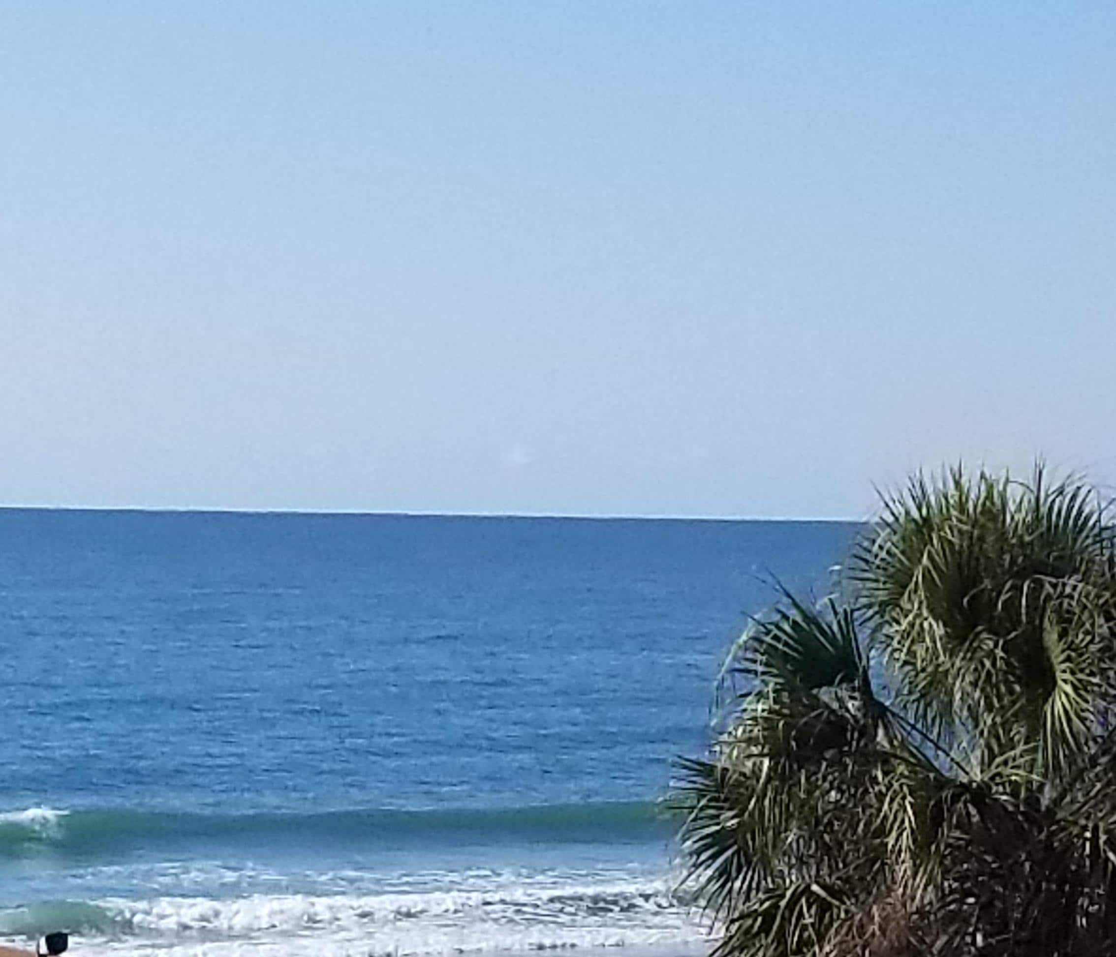 view from room holding the camera high