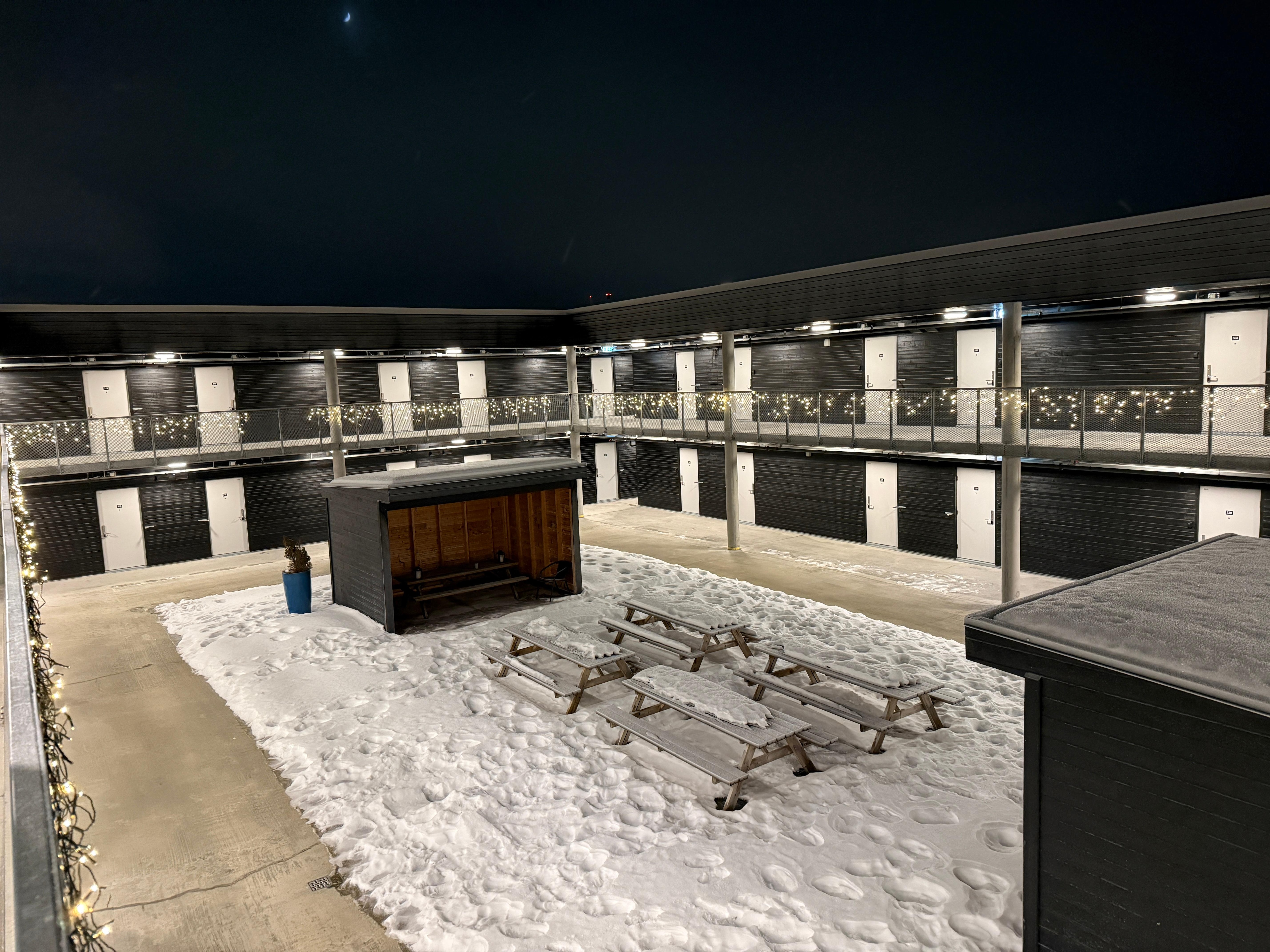 Alle Eingänge sind zum Innenhof