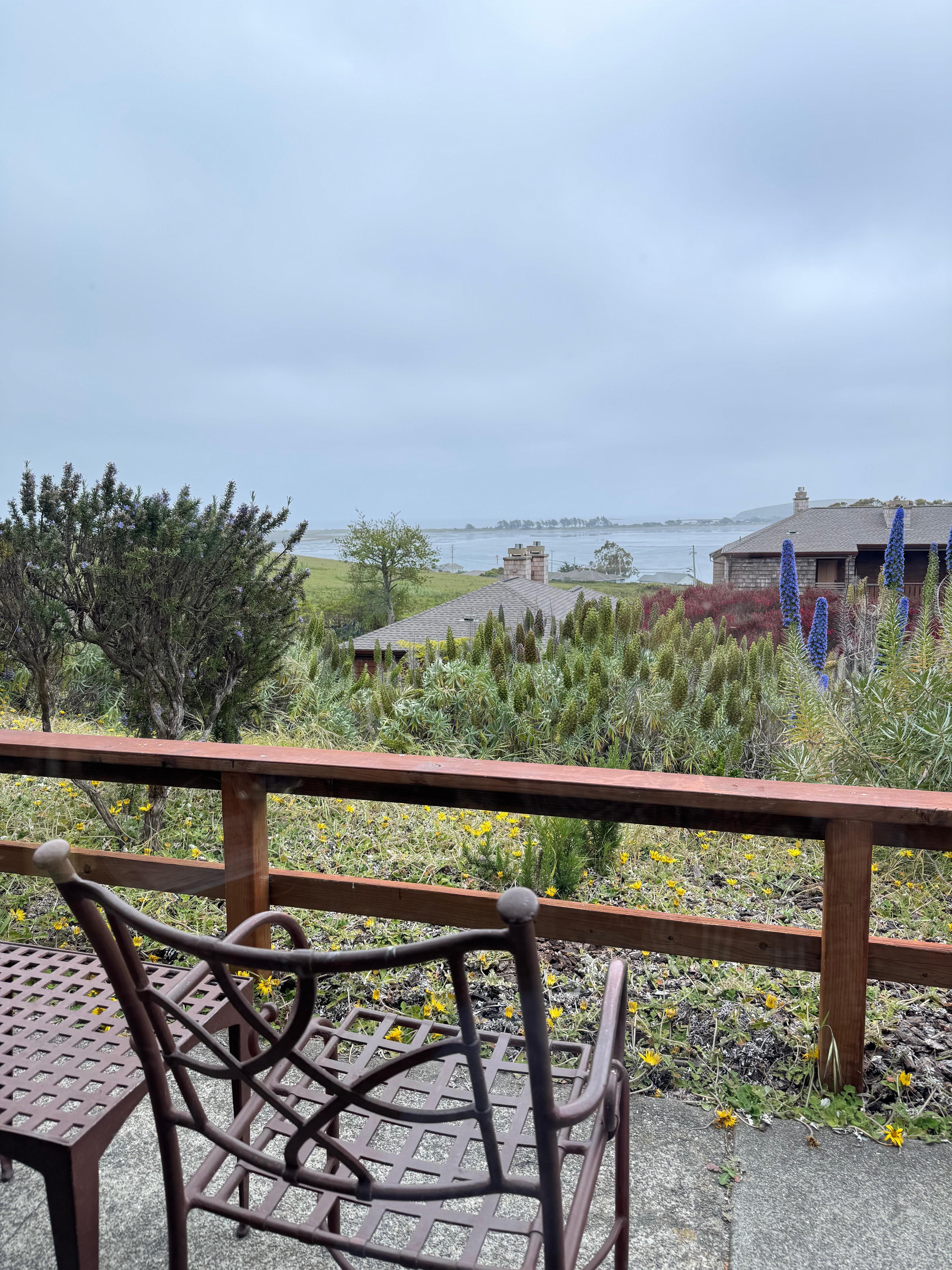 View from our balcony.