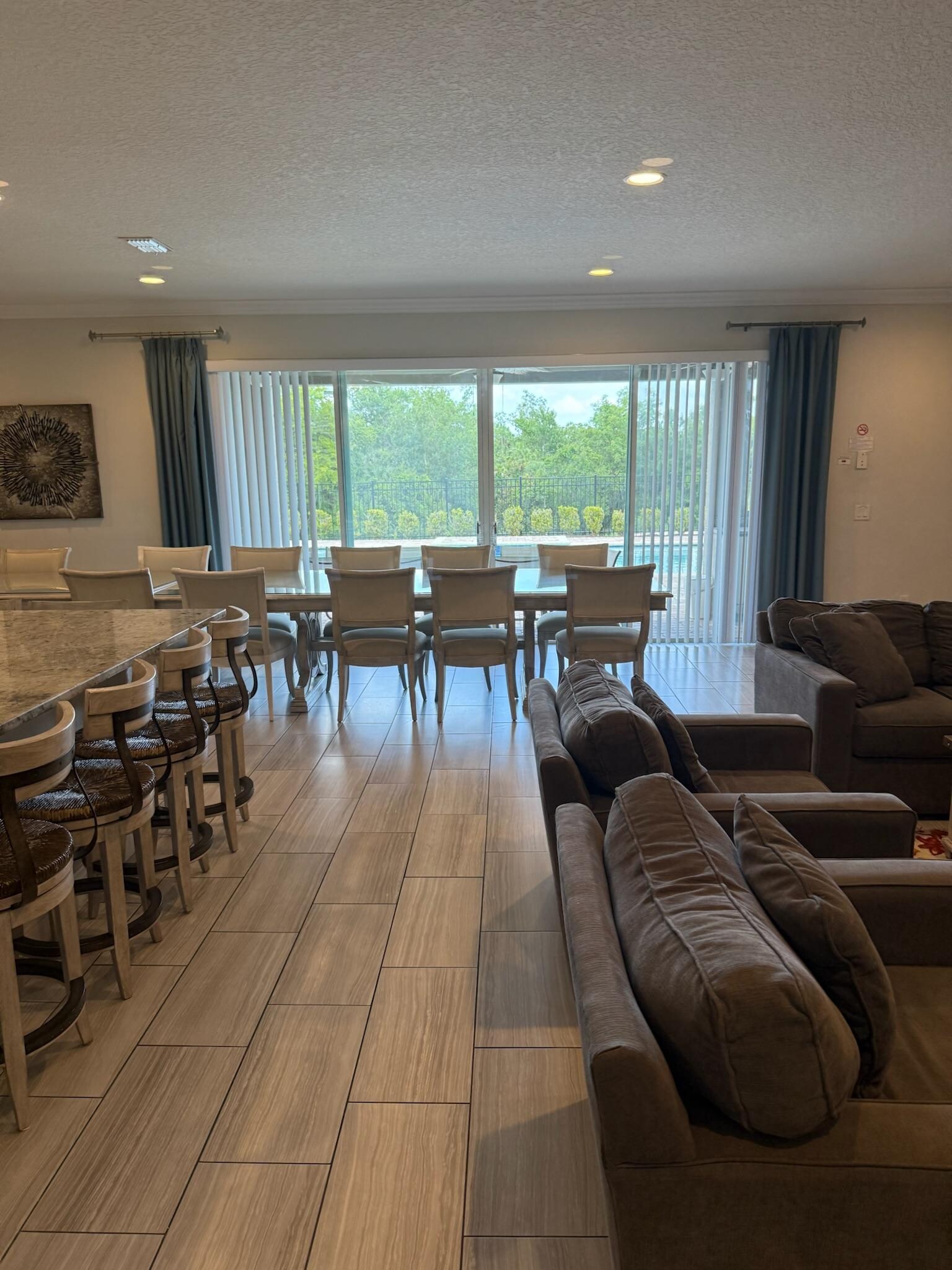 The Kitchen, Dining, and Living room - awesome space for large group. 