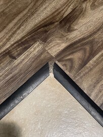 Flooring at the entryway