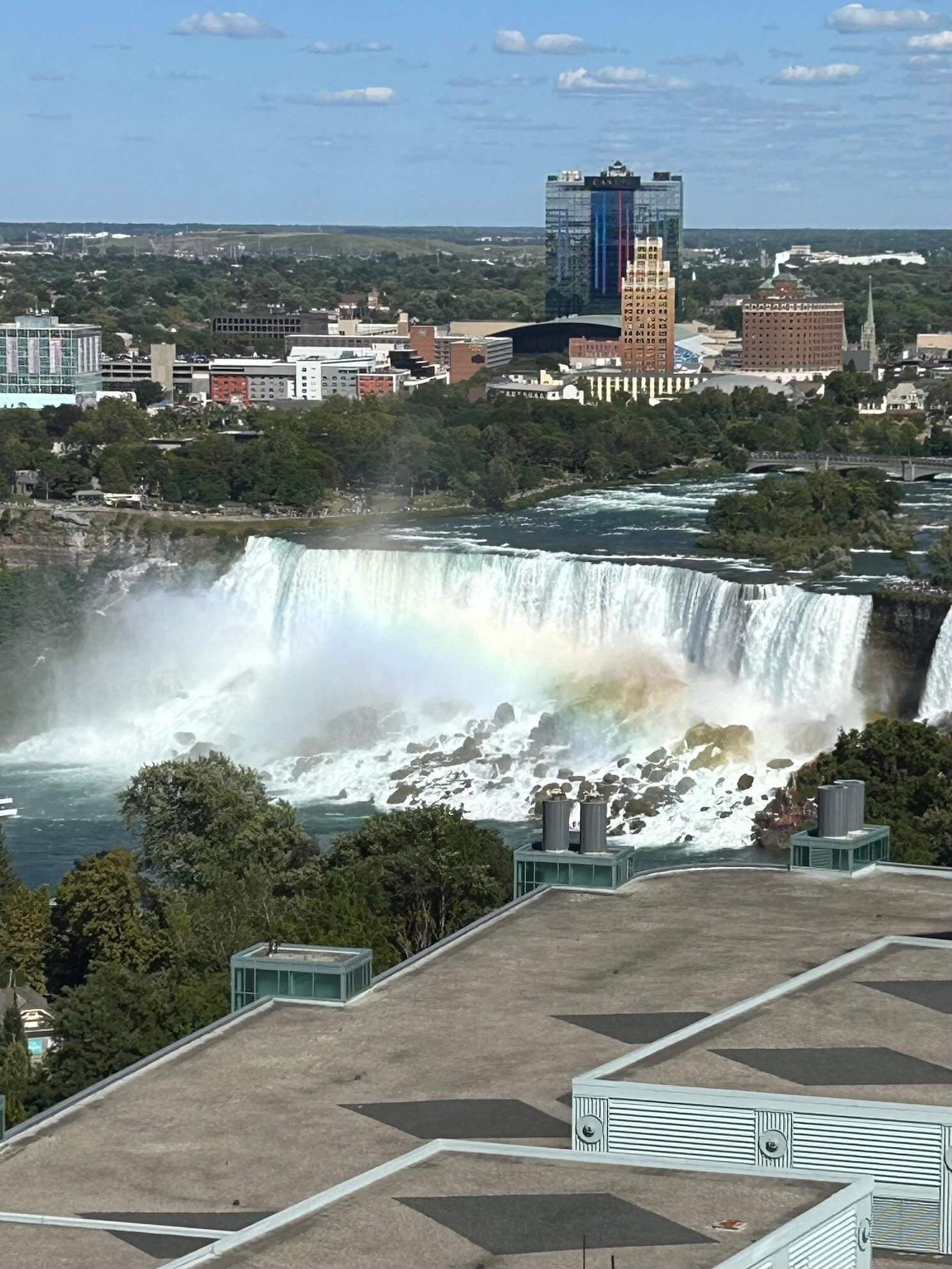 From our room at the Hilton 