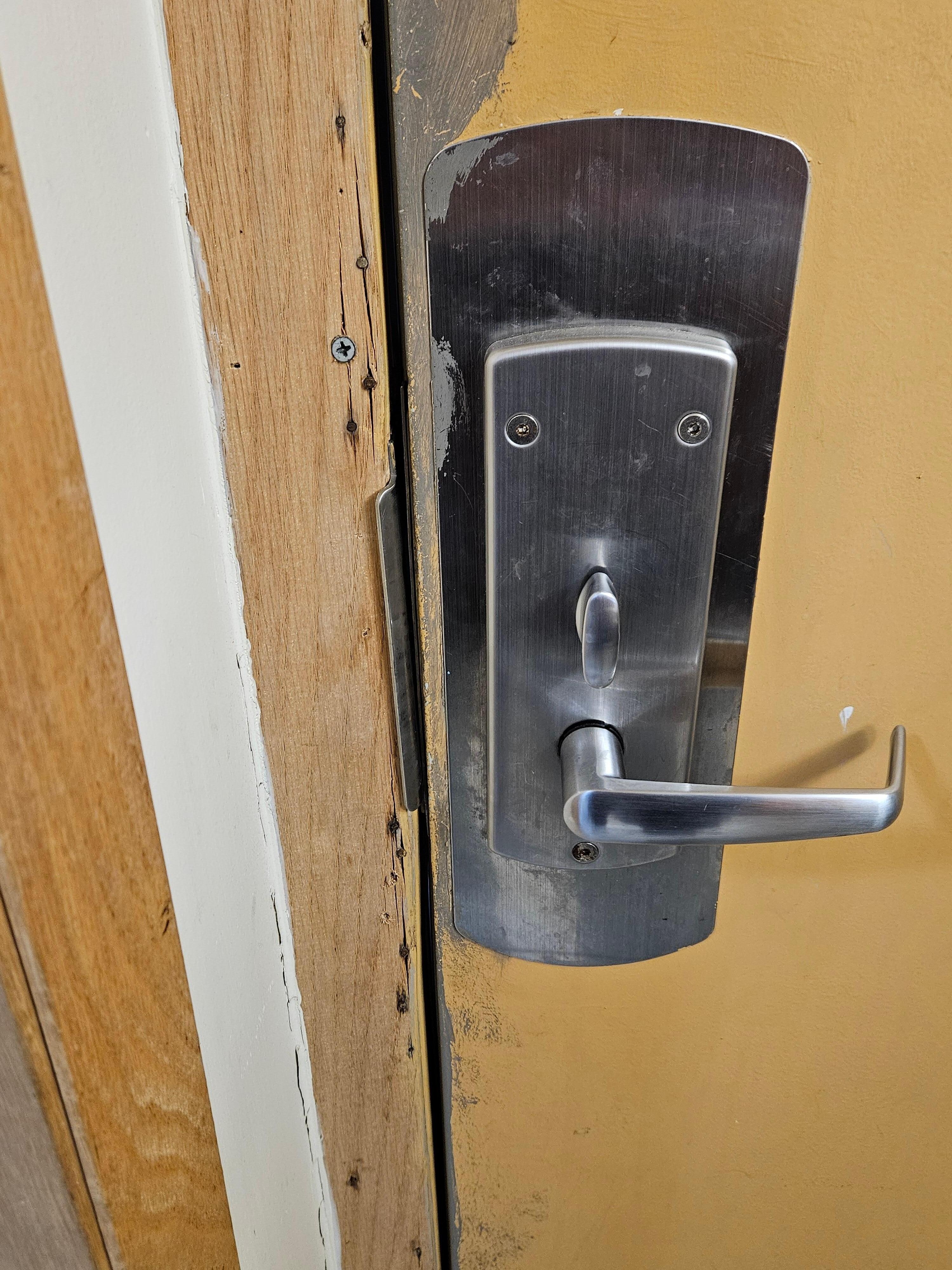 New lock that does not work
