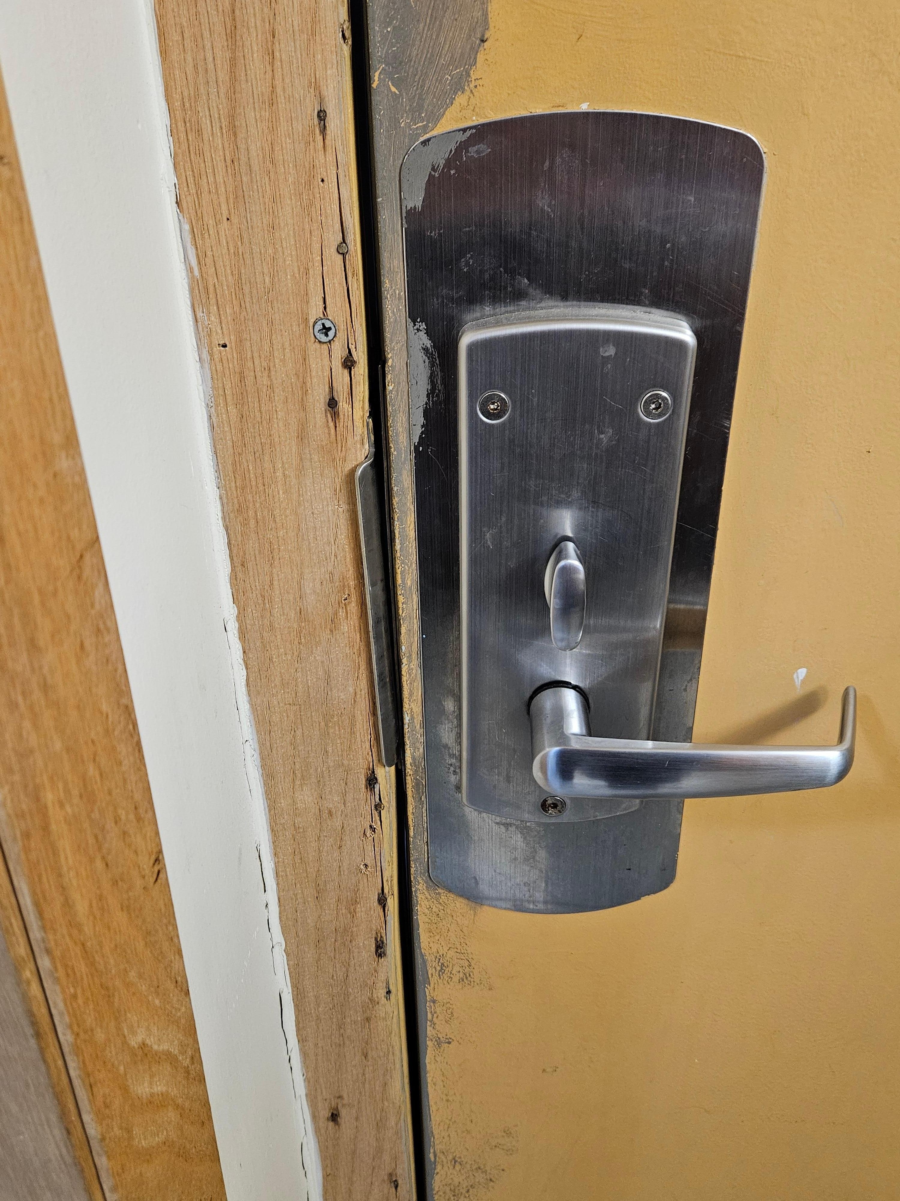 New lock that does not work