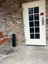 Side entrance that did not lock