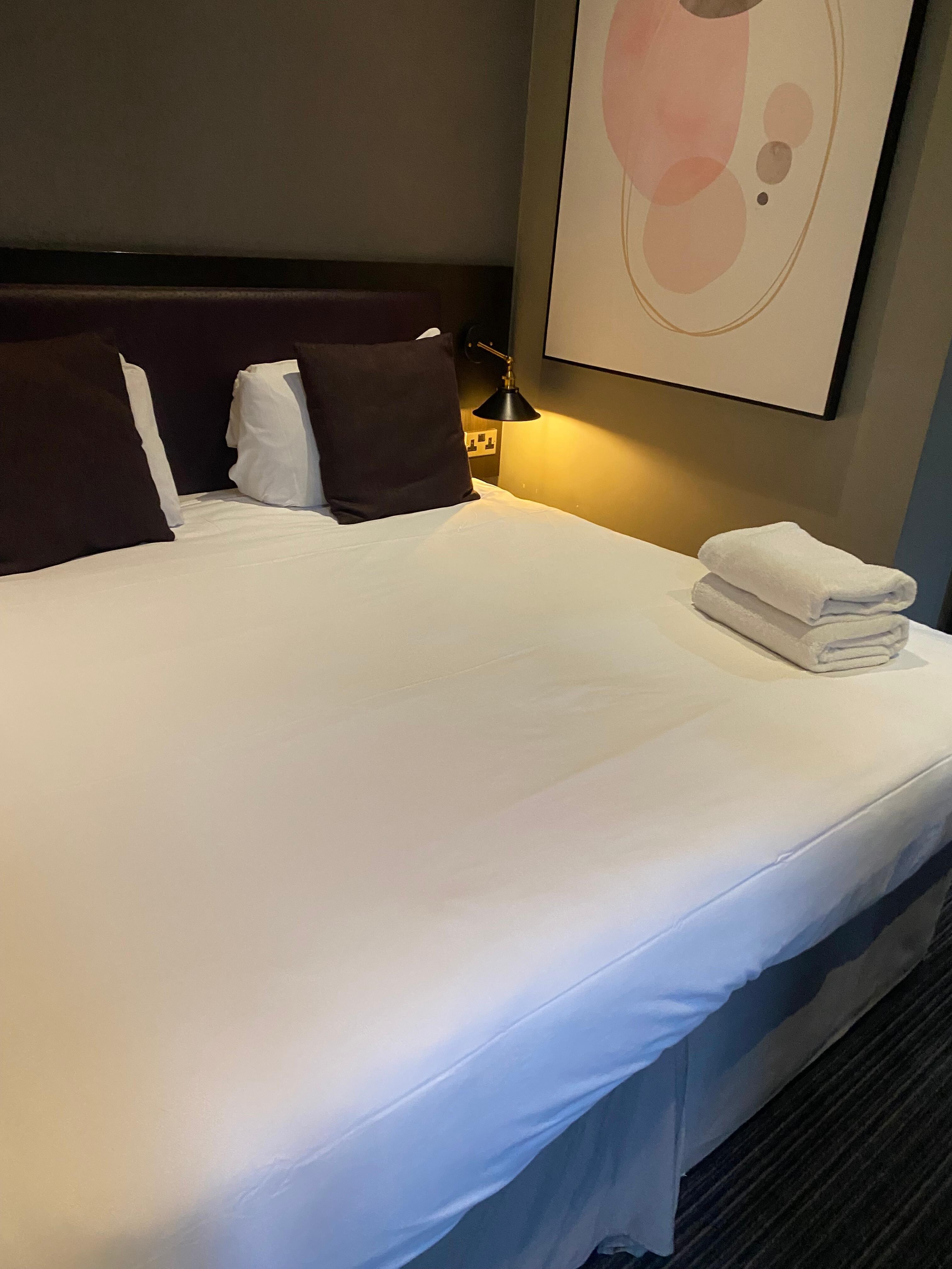 Super king size bed.  Very comfortable 